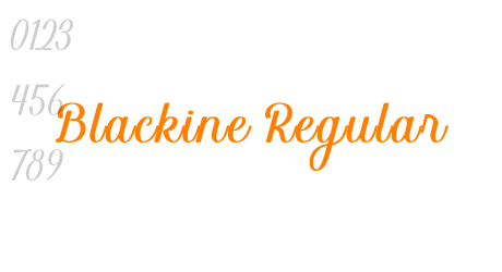 Blackine Regular