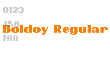 Boldoy Regular