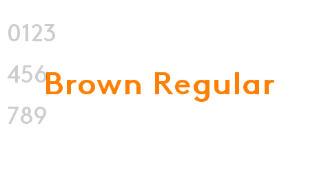 Brown Regular
