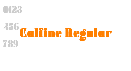 Calfine Regular