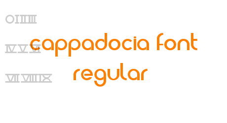 Cappadocia Font Regular