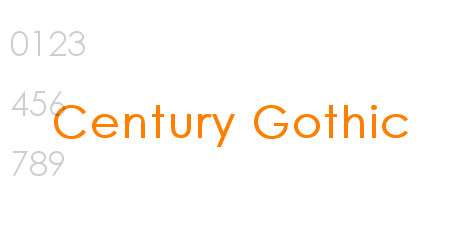 Century Gothic