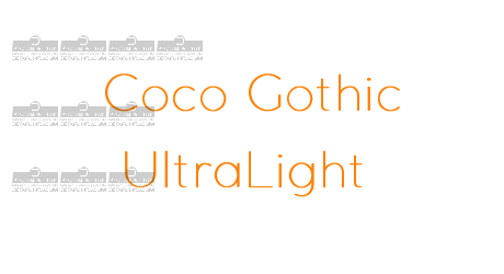 Coco Gothic UltraLight
