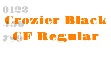 Crozier Black CF Regular