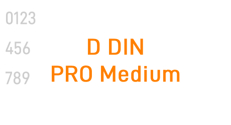 D DIN PRO Medium