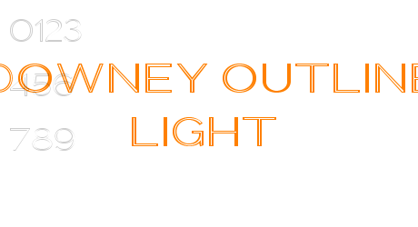 Downey Outline Light