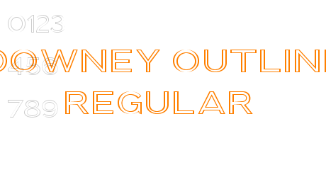 Downey Outline Regular