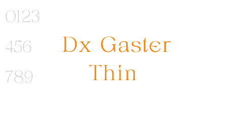 Dx Gaster Thin