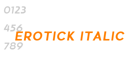 Erotick Italic