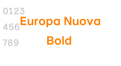 Europa Nuova Bold