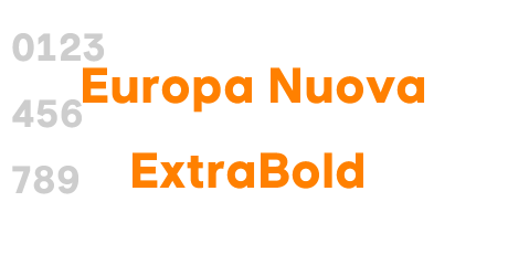 Europa Nuova ExtraBold