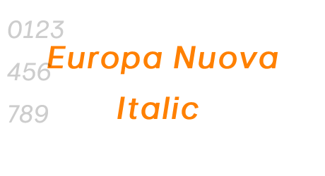 Europa Nuova Italic