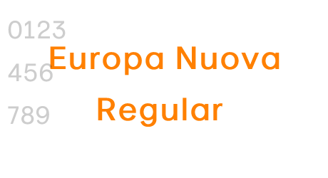 Europa Nuova Regular