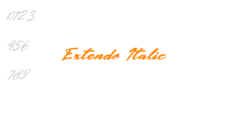 Extendo Italic