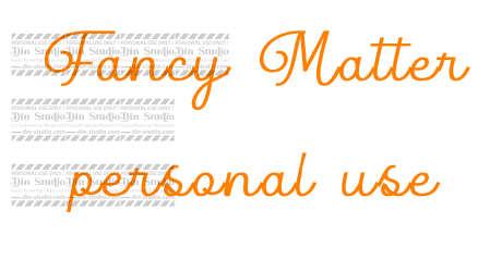 Fancy Matter personal use