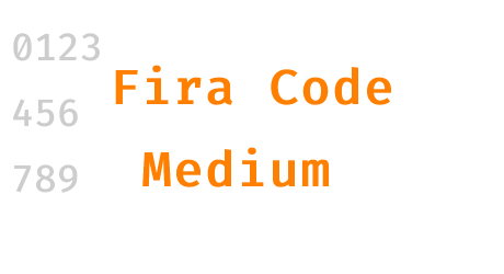 Fira Code Medium