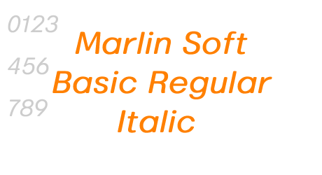 Marlin Soft Basic Regular Italic
