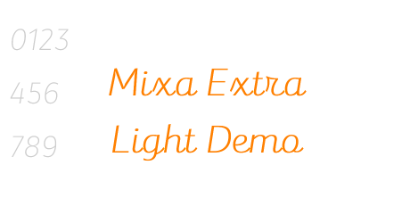 Mixa Extra Light Demo
