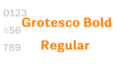 Grotesco Bold Regular