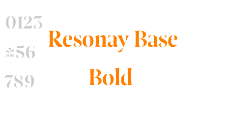 Resonay Base Bold