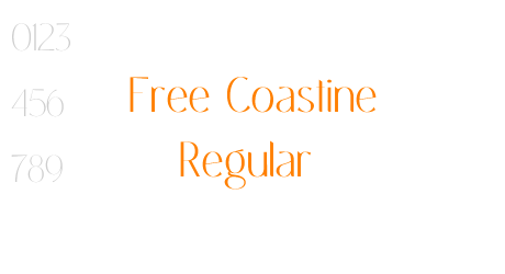 Free Coastine Regular