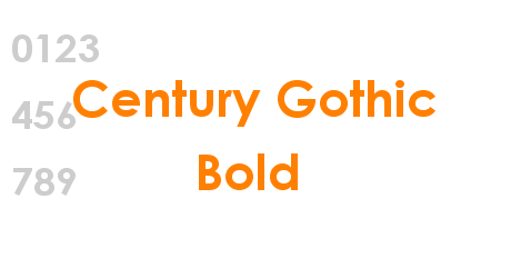 Century Gothic Bold Italic