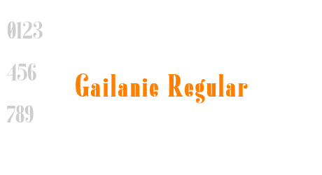 Gailanie Regular