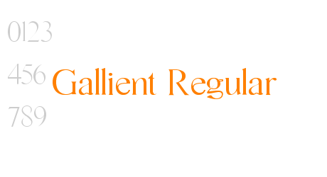 Gallient Regular