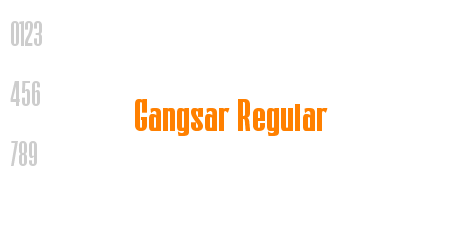 Gangsar Regular