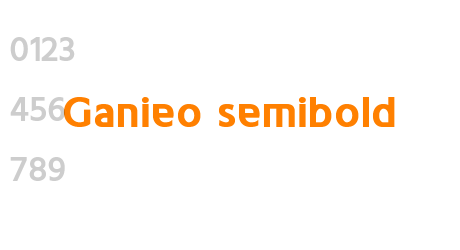 Ganieo semibold