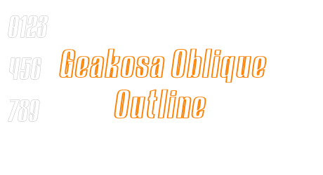 Geakosa Oblique Outline