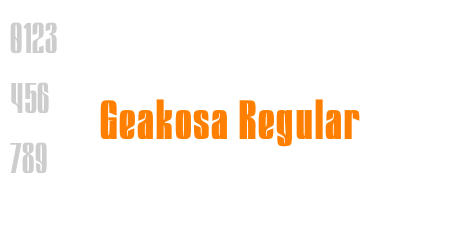 Geakosa Regular