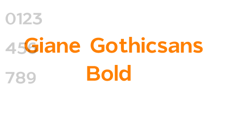 Giane Gothicsans Bold