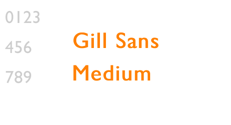 Gill Sans Medium