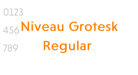 Niveau Grotesk Regular
