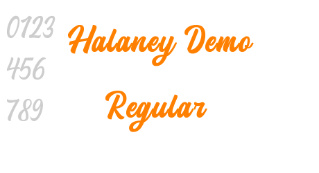 Halaney Demo Regular