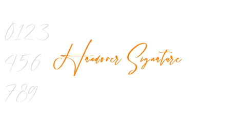 Handover Signature