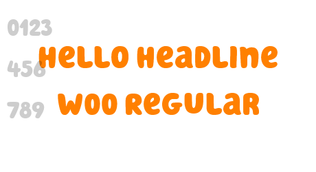 Hello Headline W00 Regular