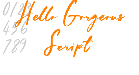 Hello Gorgeous Script