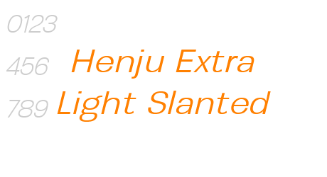 Henju Extra Light Slanted