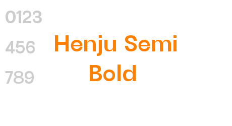 Henju Semi Bold