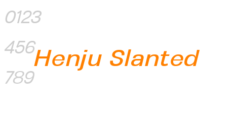 Henju Slanted
