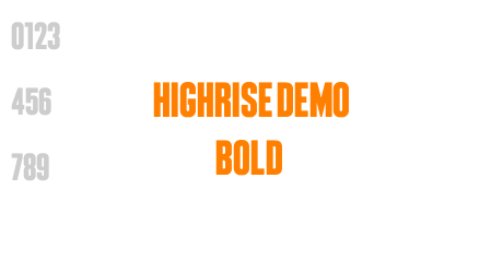 Highrise Demo Bold