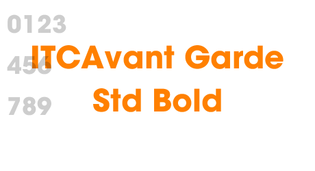 ITCAvant Garde Std Bold