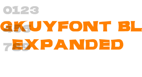 JANGKUYFONT Black Expanded