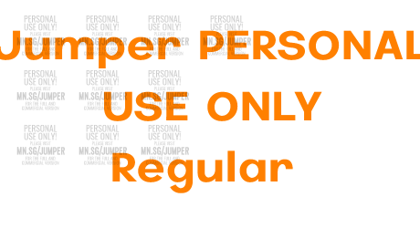Jumper PERSONAL USE ONLY Regular