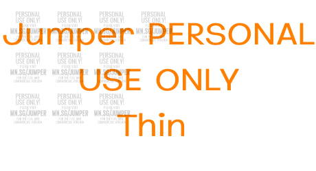 Jumper PERSONAL USE ONLY Thin