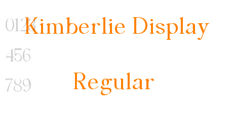 Kimberlie Display Regular