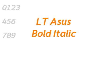 LT Asus Bold Italic