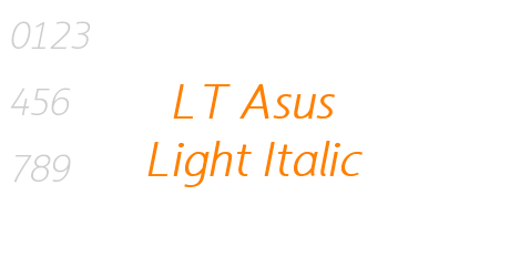 LT Asus Light Italic